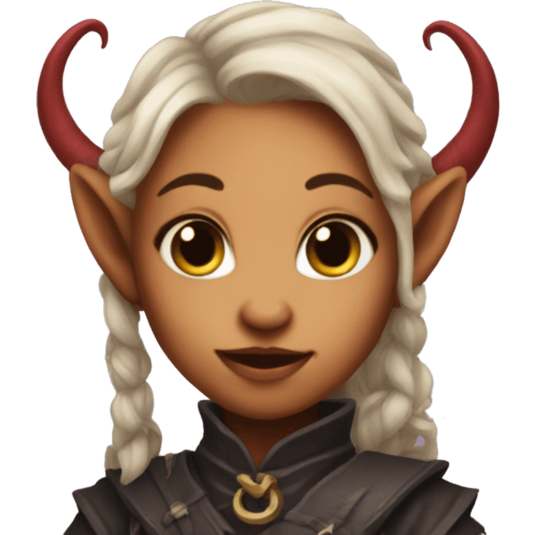 cute female tiefling emoji