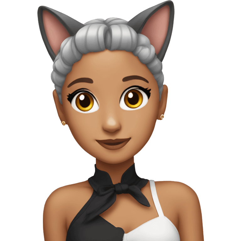 Ariana Grande as Cat emoji