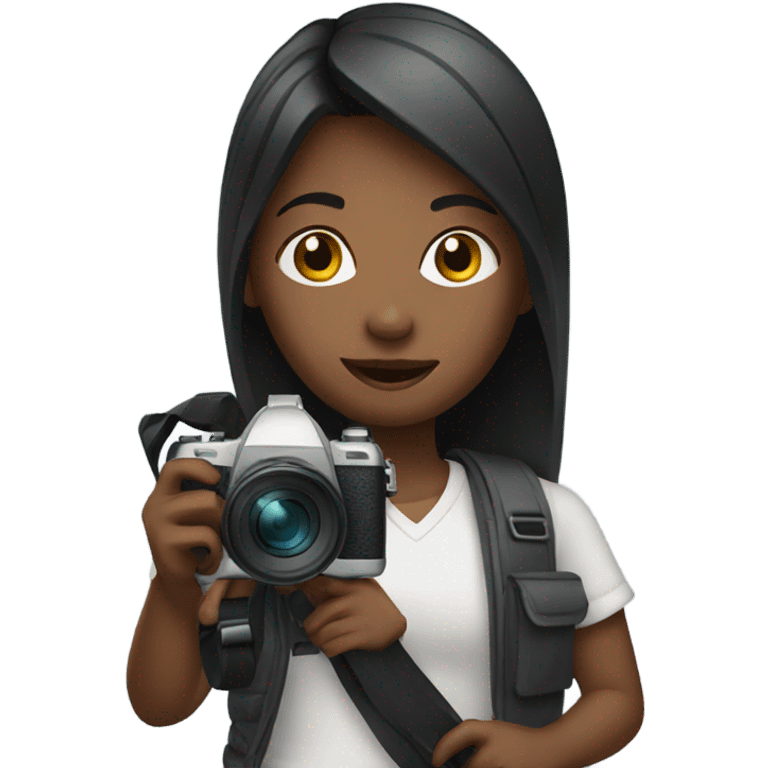 girl with video camera emoji