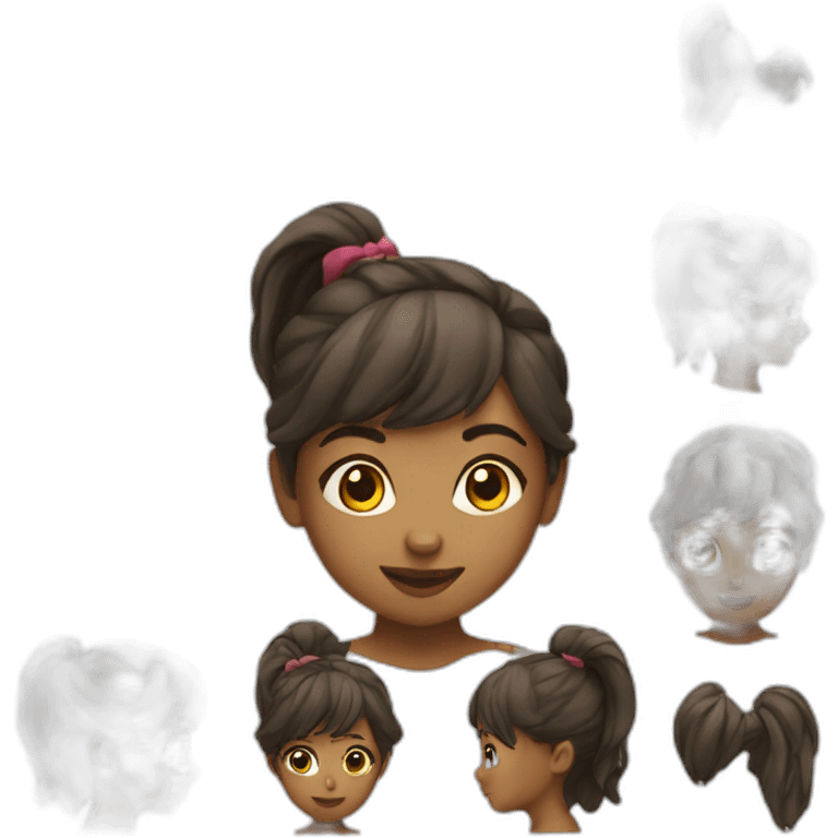 Karaté girl emoji