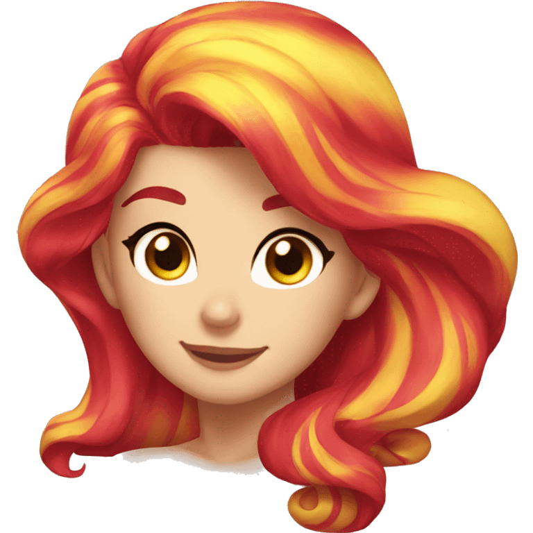 Sunset Shimmer from winking face emoji