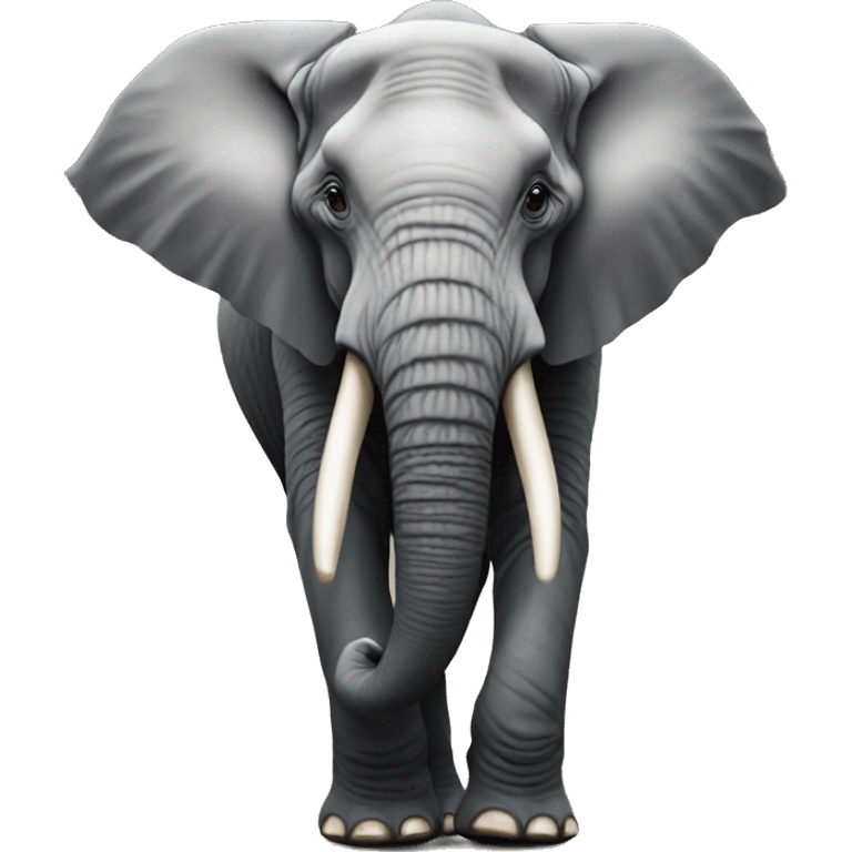 Hyper realistic elephant emoji