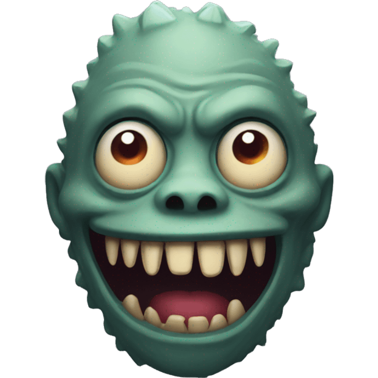 creepy monster emoji