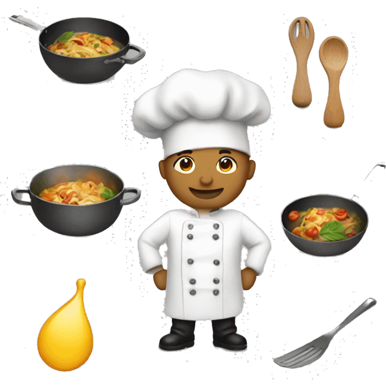 chef cooking emoji