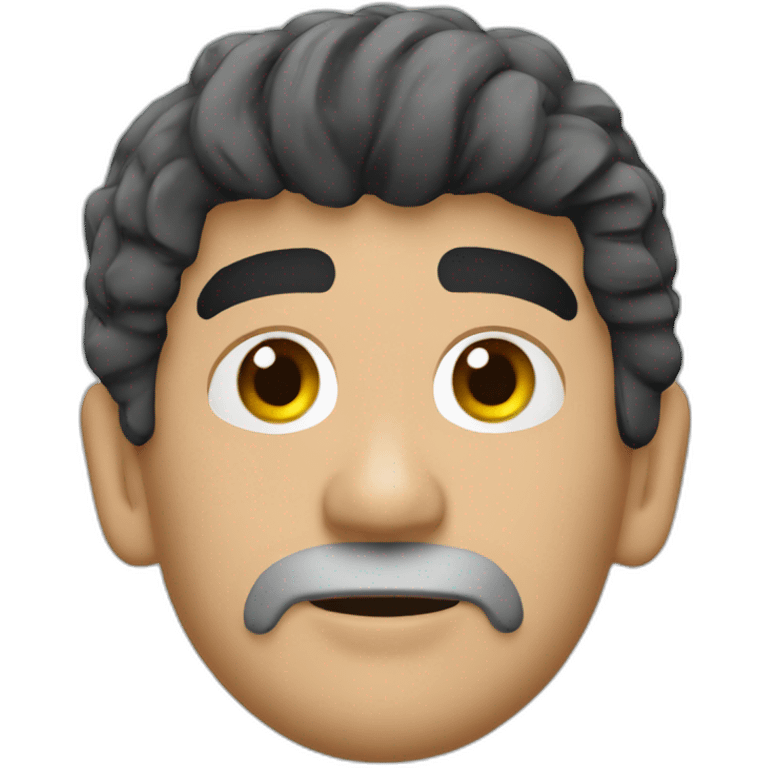 Maradona col pallone emoji