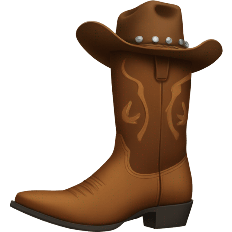 Cowboy boots emoji