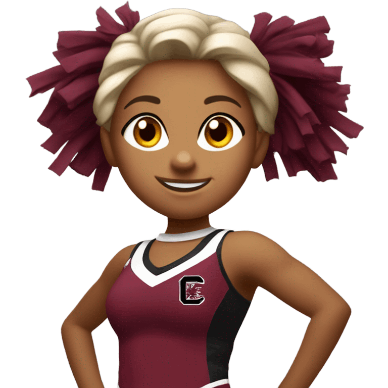 University South Carolina cheerleader  emoji