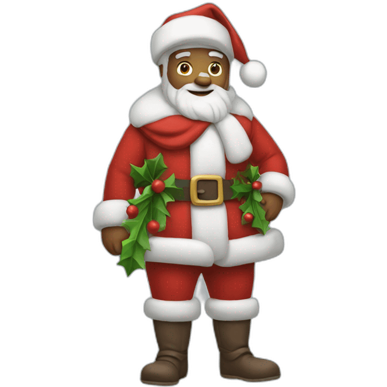 full body christmas character emoji