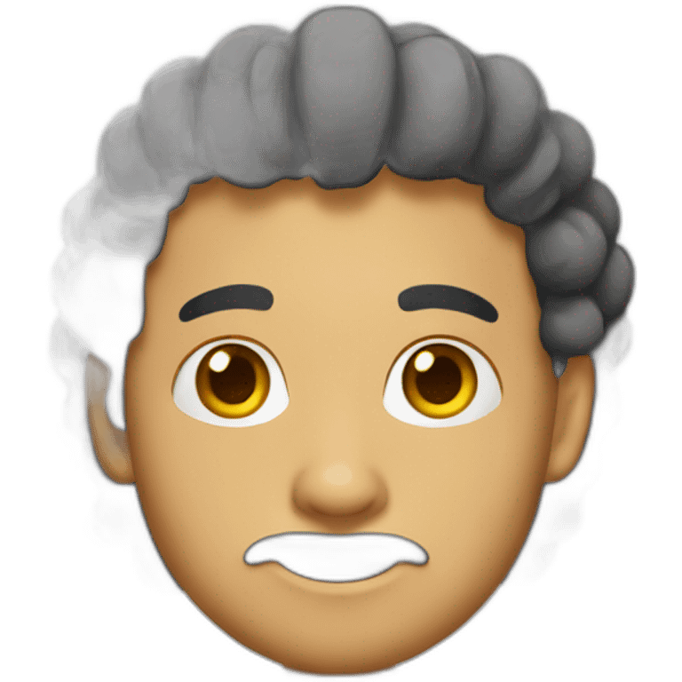 pelo rubio con rulos emoji