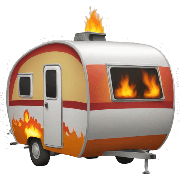 Caravan fire emoji