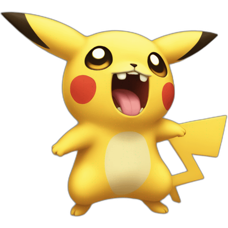 Scream pikatchu emoji