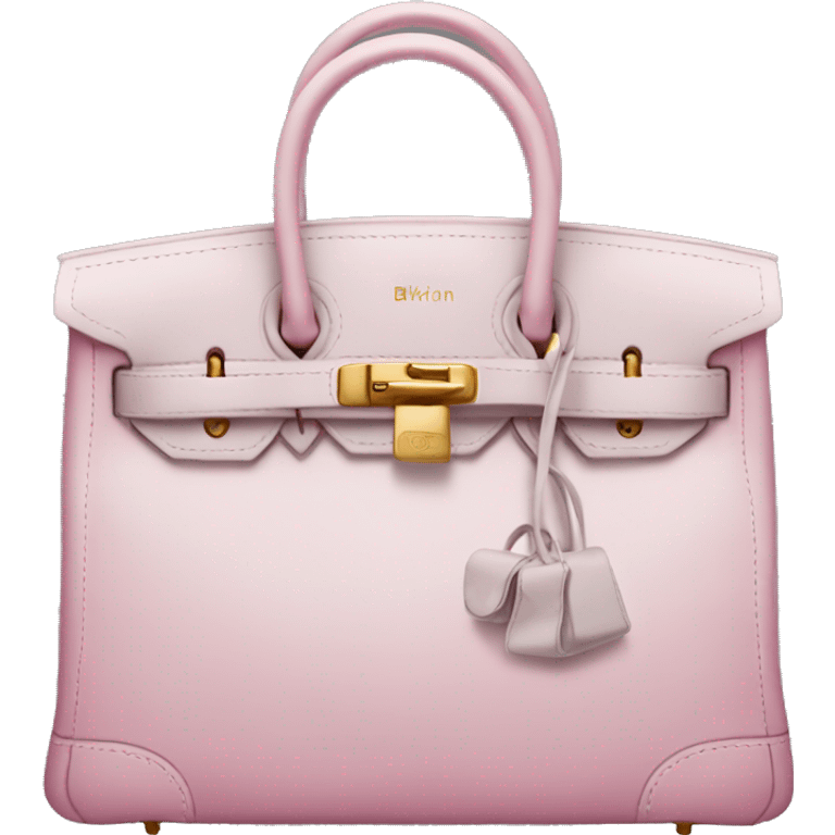  pink gray birkin bag emoji