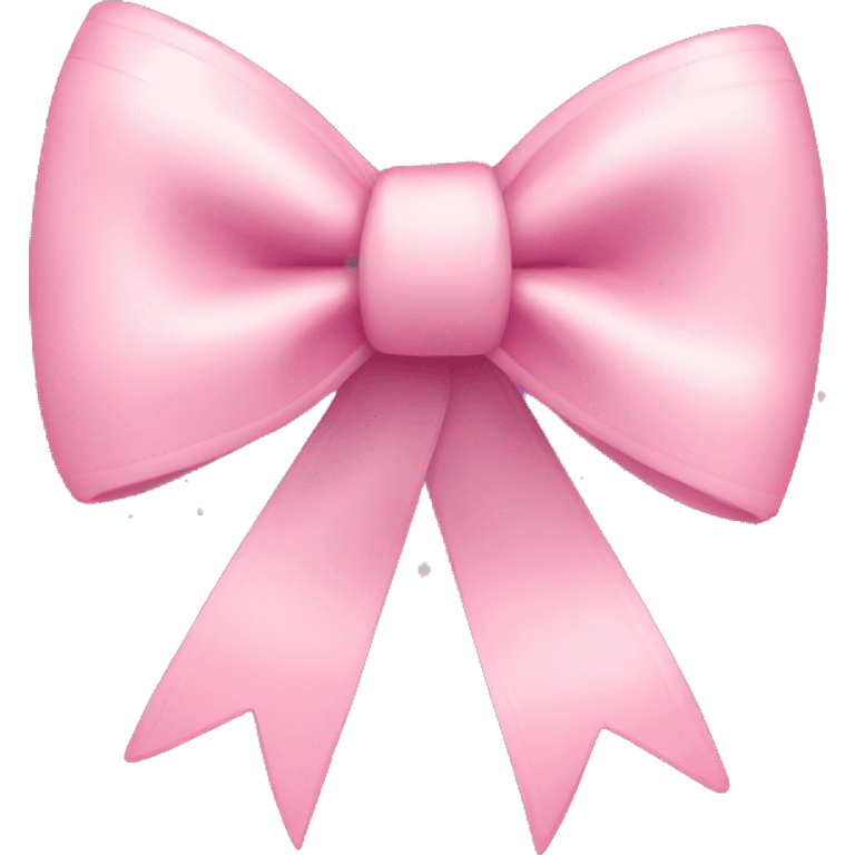 baby pink bow with fireworks emoji