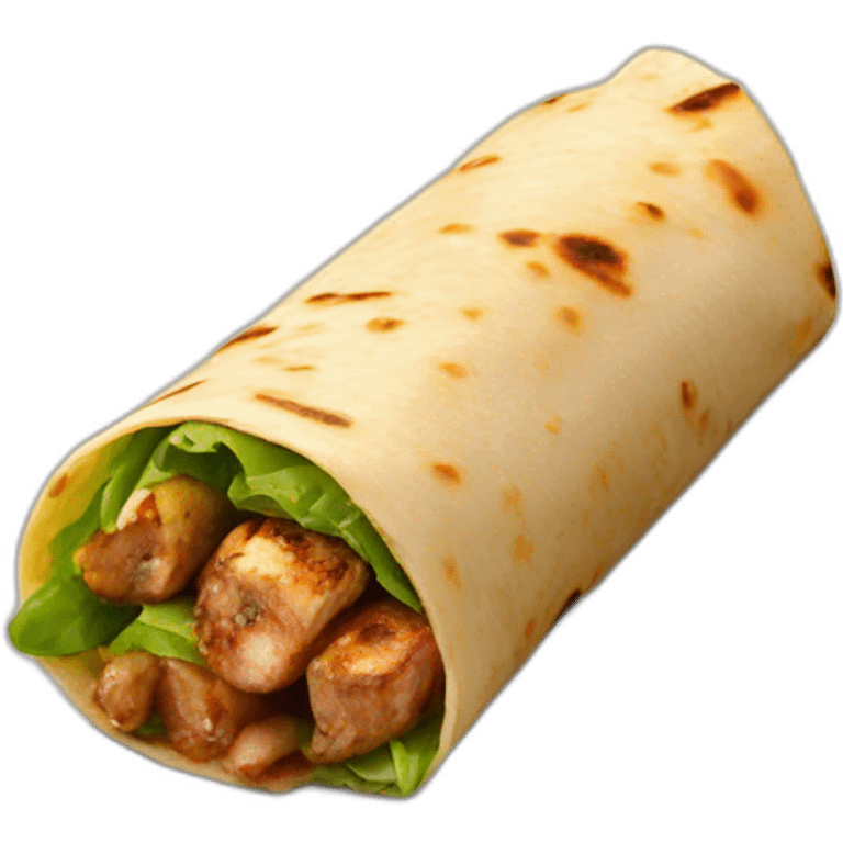 souvlaki wrap emoji