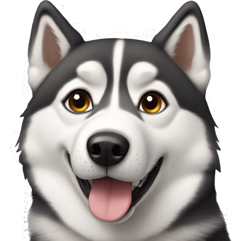 Korean-Finnish husky emoji