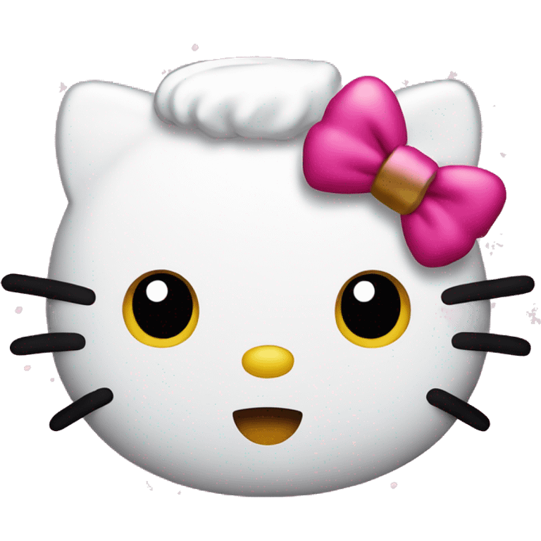 Christmas hello kitty pink emoji