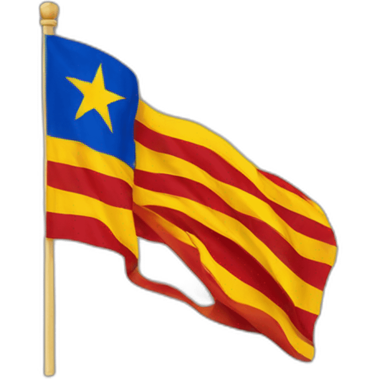 drapeau catalan iPhone emoji