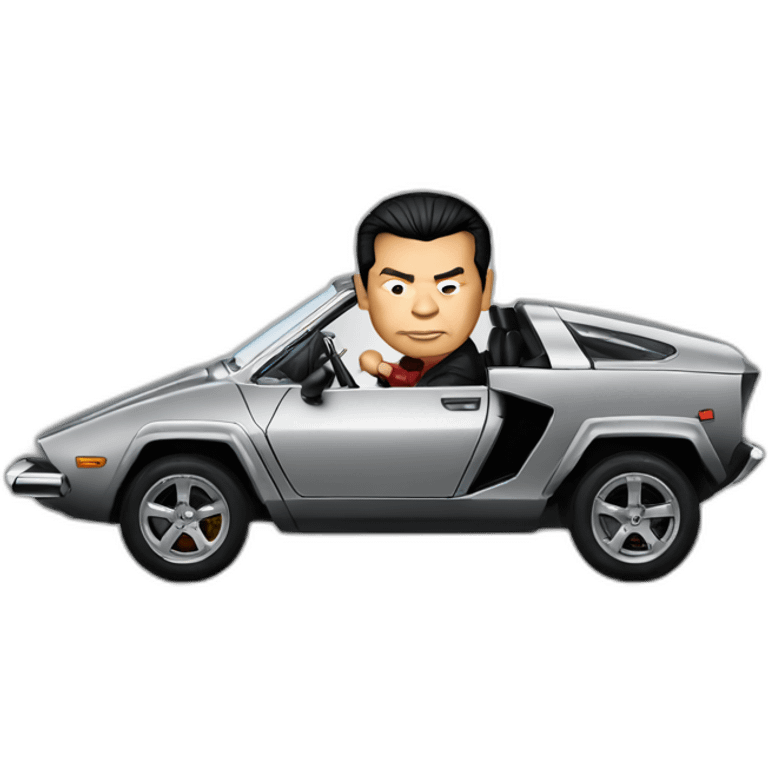 RODRIGO Duterte driving Lamborghini emoji