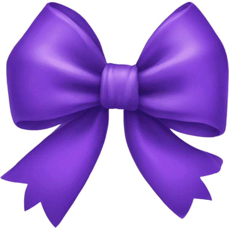 purple bow emoji