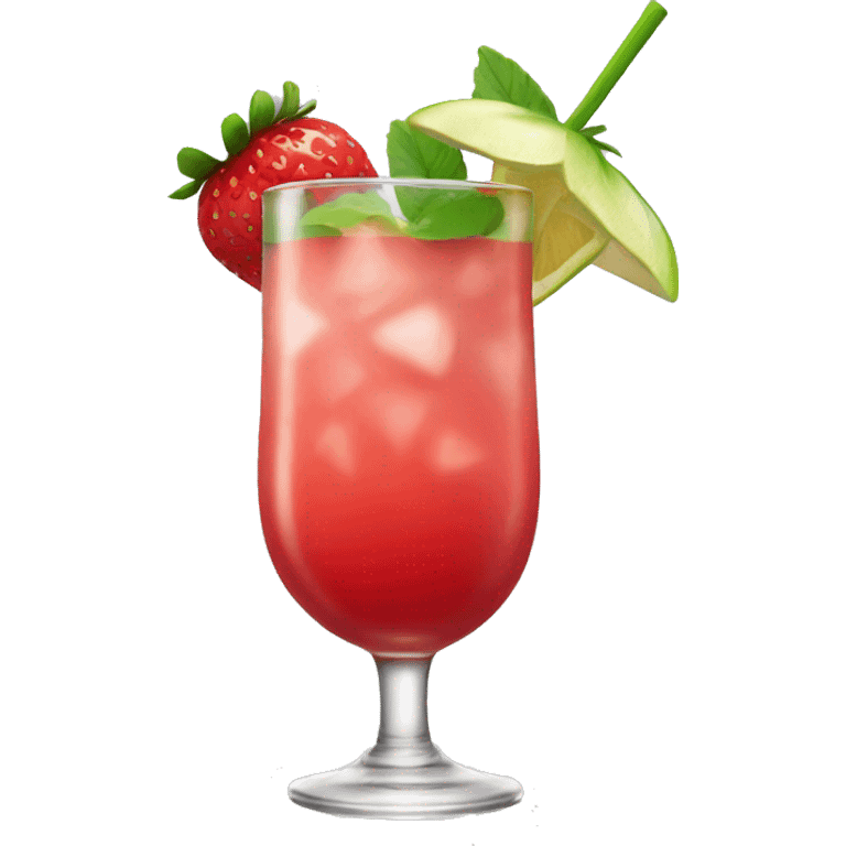 Strawberry daiquiri  emoji