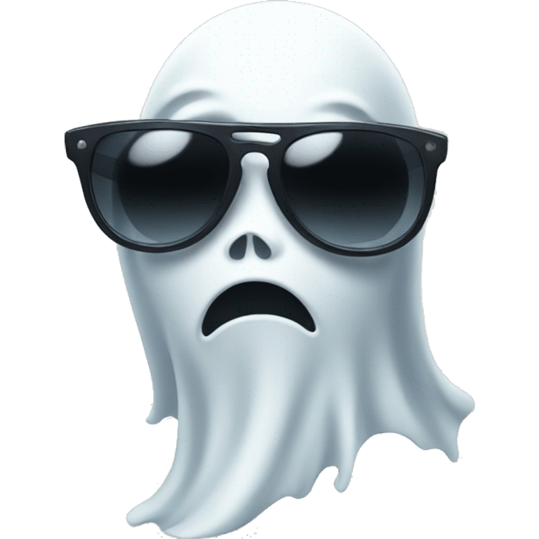 Ghost wearing sunglasses emoji