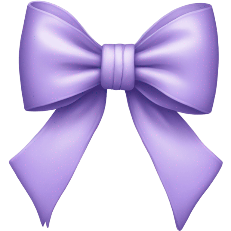 Light purple bow emoji