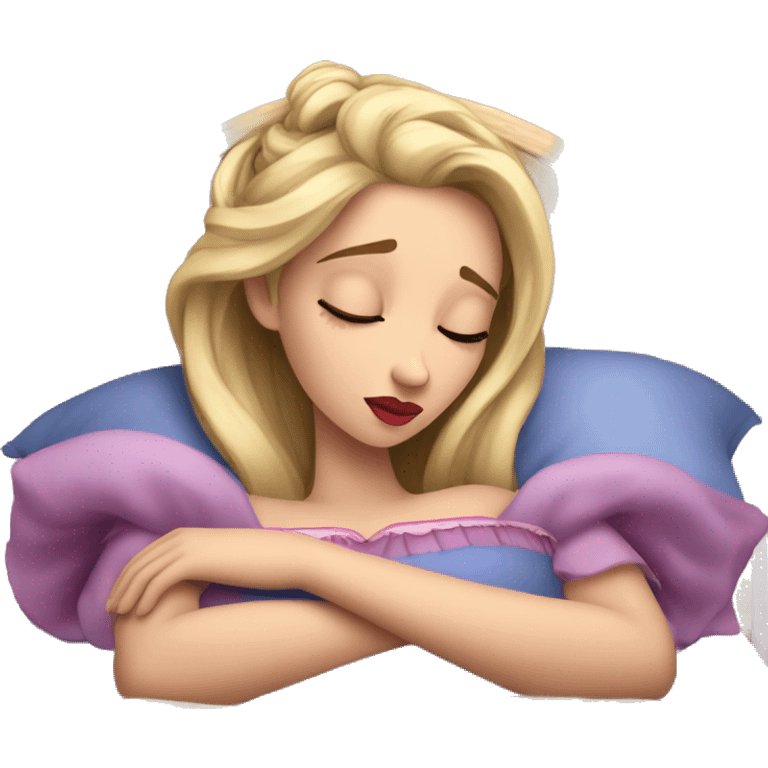 Sleeping beauty is ashamed of something Sleeping beauty is ashamed of something emoji