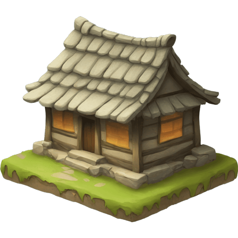 Ancient house emoji