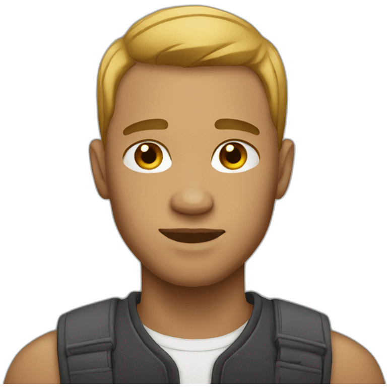 light skinned man emoji