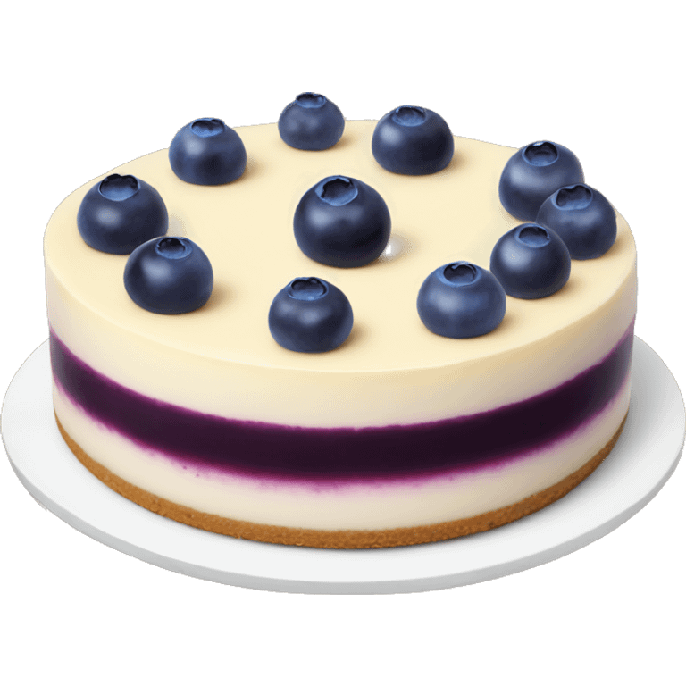 Blueberry Cheesecake  emoji