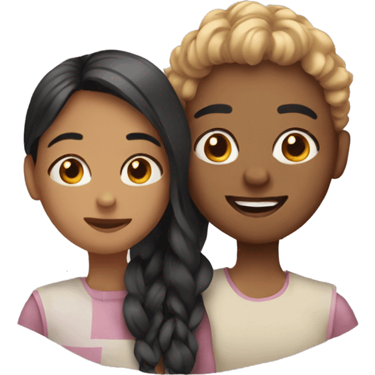 Two besties  emoji