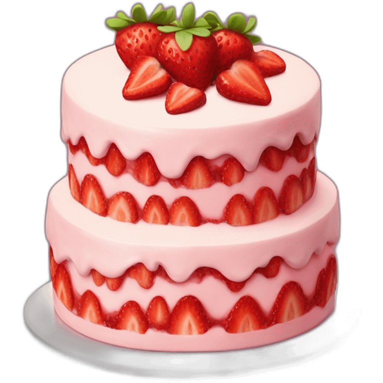 StrawBerry Cake emoji