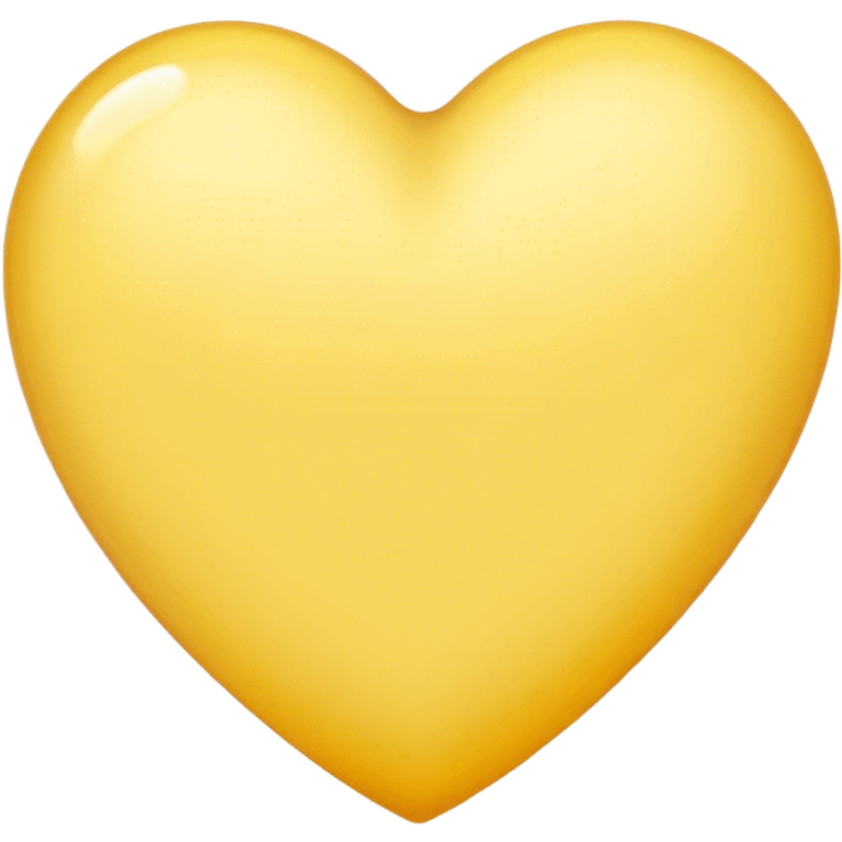 Light yellow heart emoji