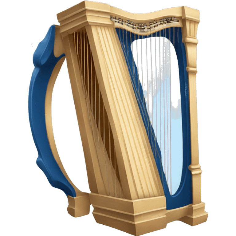 blue auto harp rectangle emoji