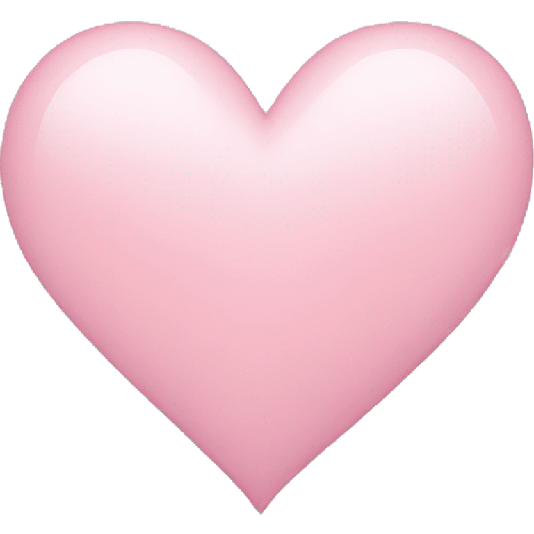 light pink heart emoji