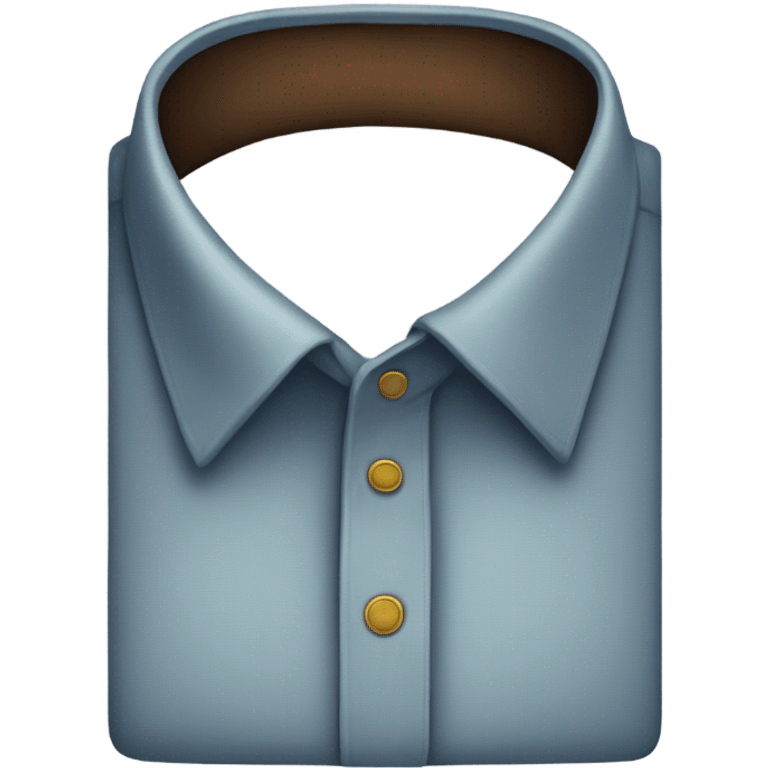 Shirt collar emoji