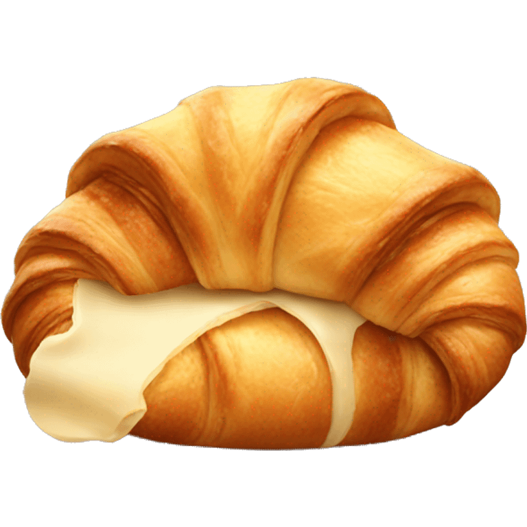 croissant eating croissant emoji