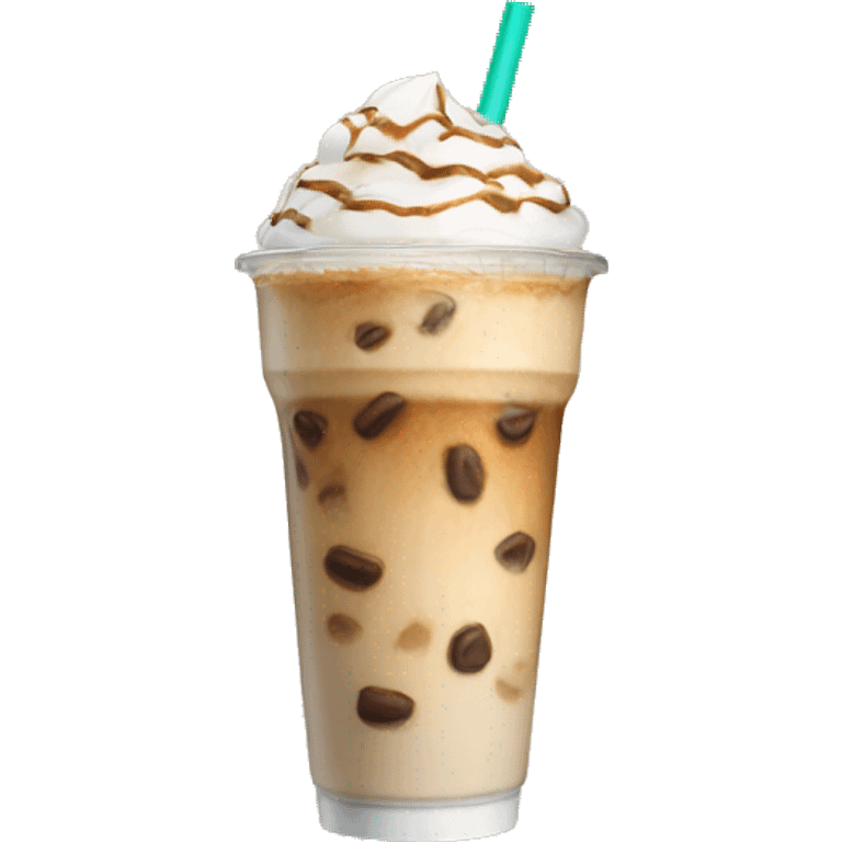 Iced latte emoji