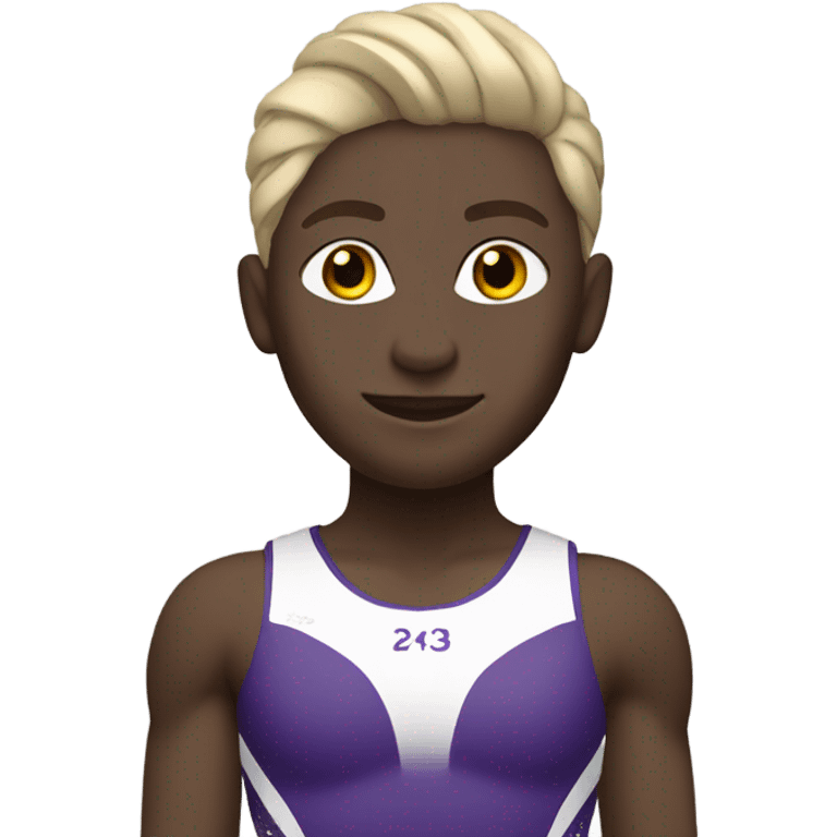 West chester ram gymnast white skin brown hair emoji