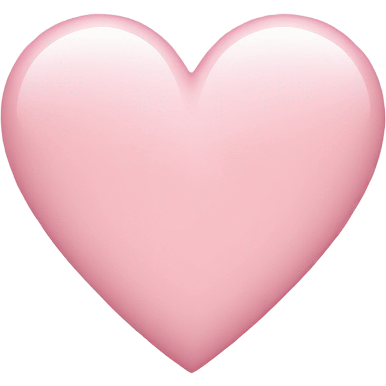 Light Pink heart  emoji