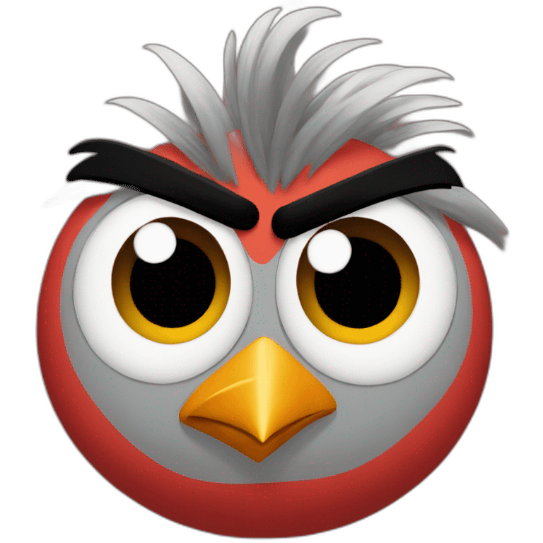 angry bird emoji