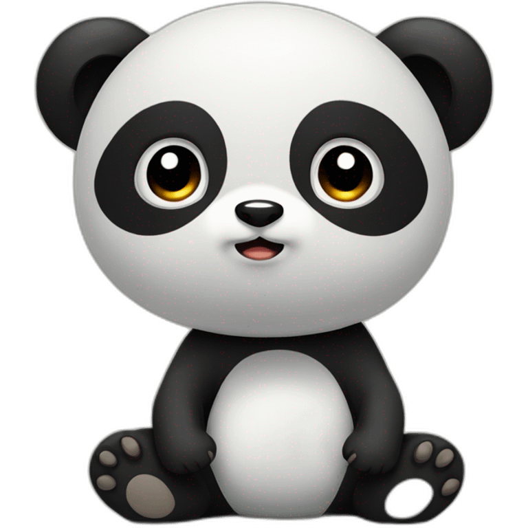 Panda suspicious emoji