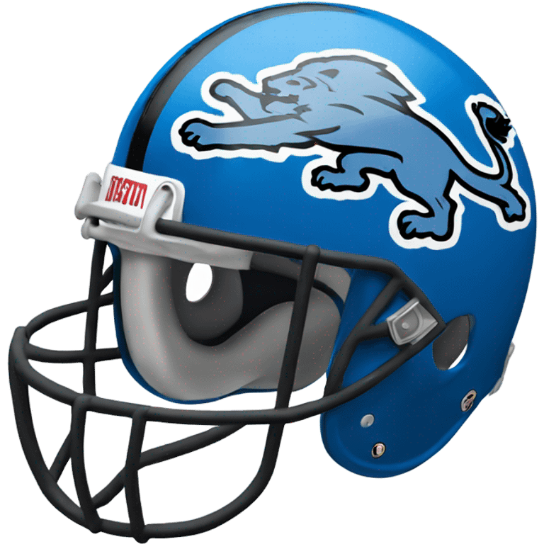 Detroit Lions helmet  emoji