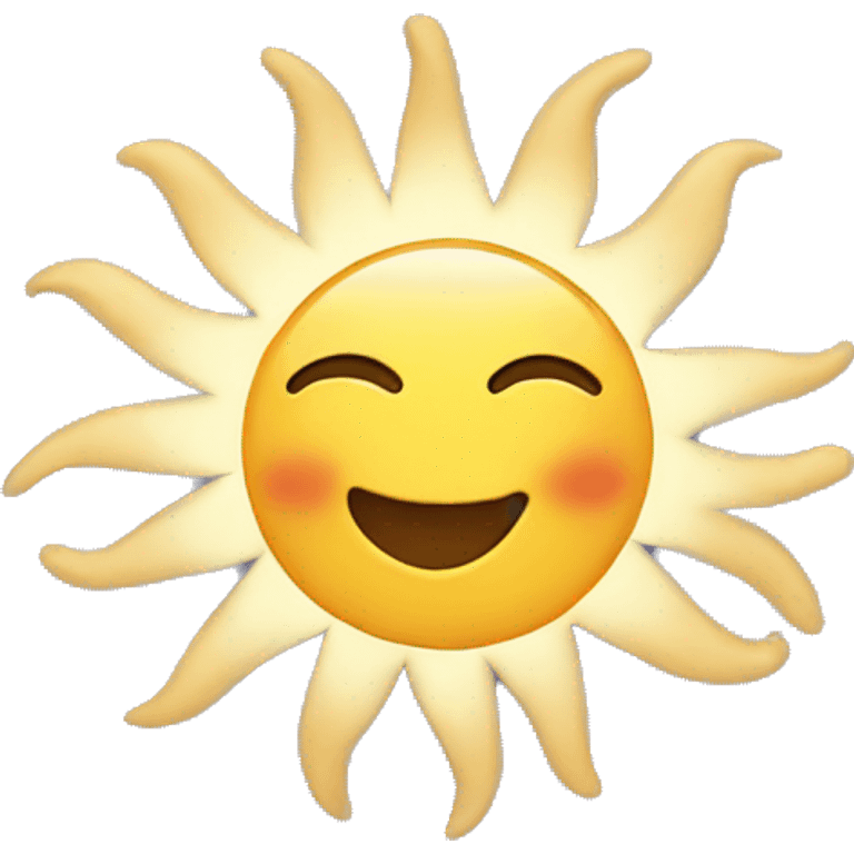 cute sun emoji