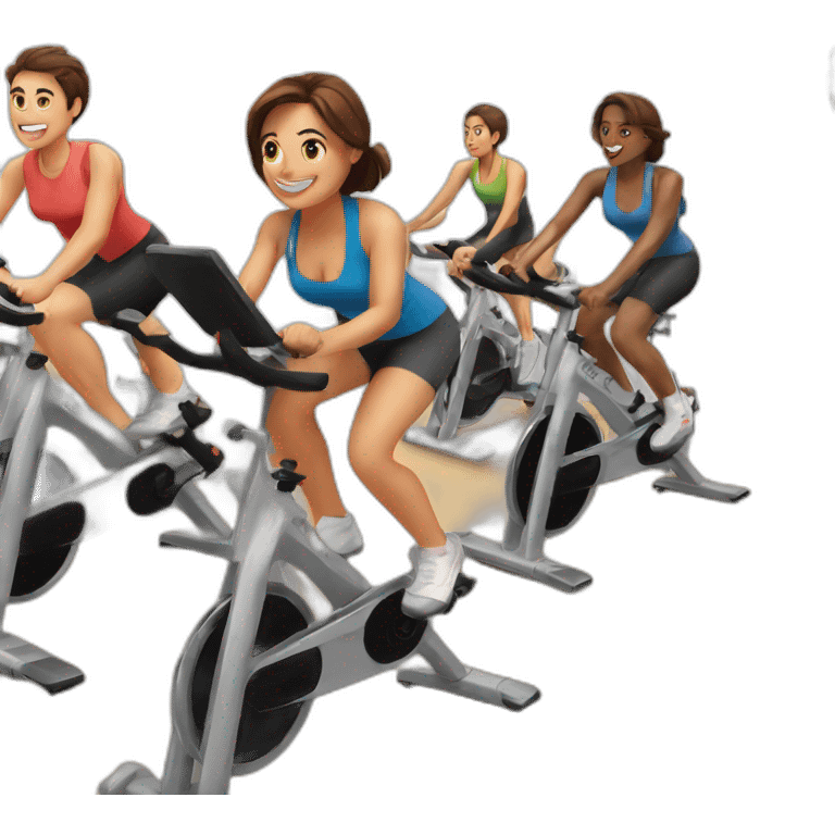 Spin class emoji