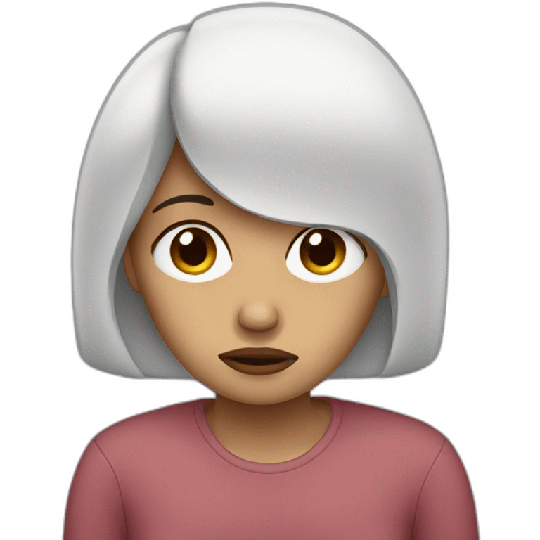 sad woman emoji