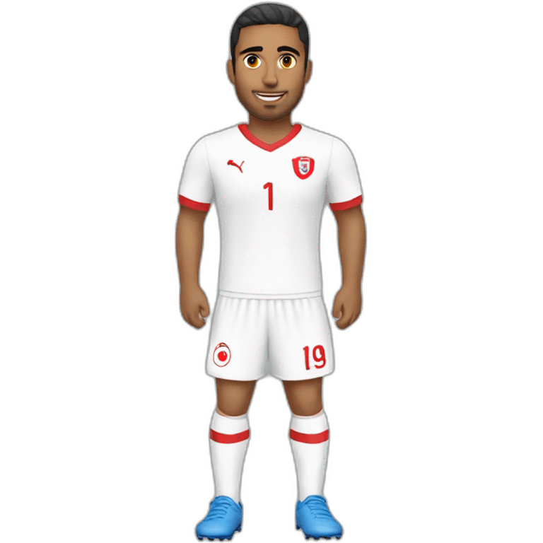 Joueur de foot tunisien emoji