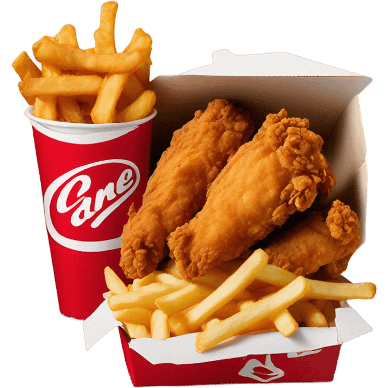 raising canes box combo emoji