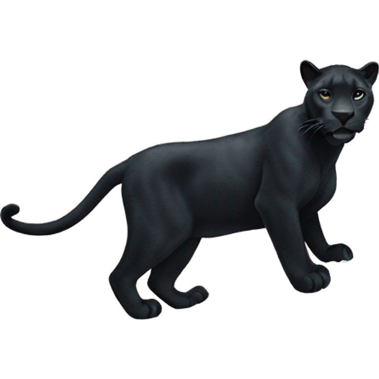 black panther on iceberg emoji