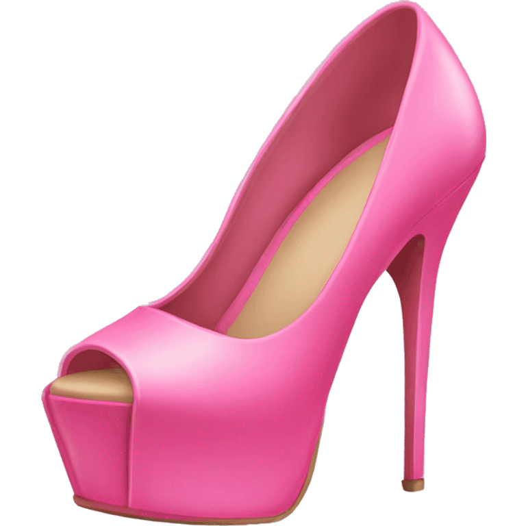 Pink high heels emoji